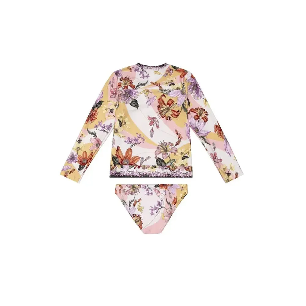 Agua Bendita Lackie Vitreo Kids Rashguard Set NWT SIZE 2 6